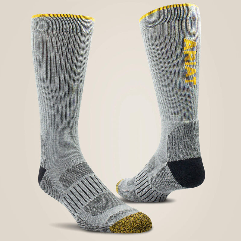 Ariat High Performance Tek Work Sock 2 Pair Pack