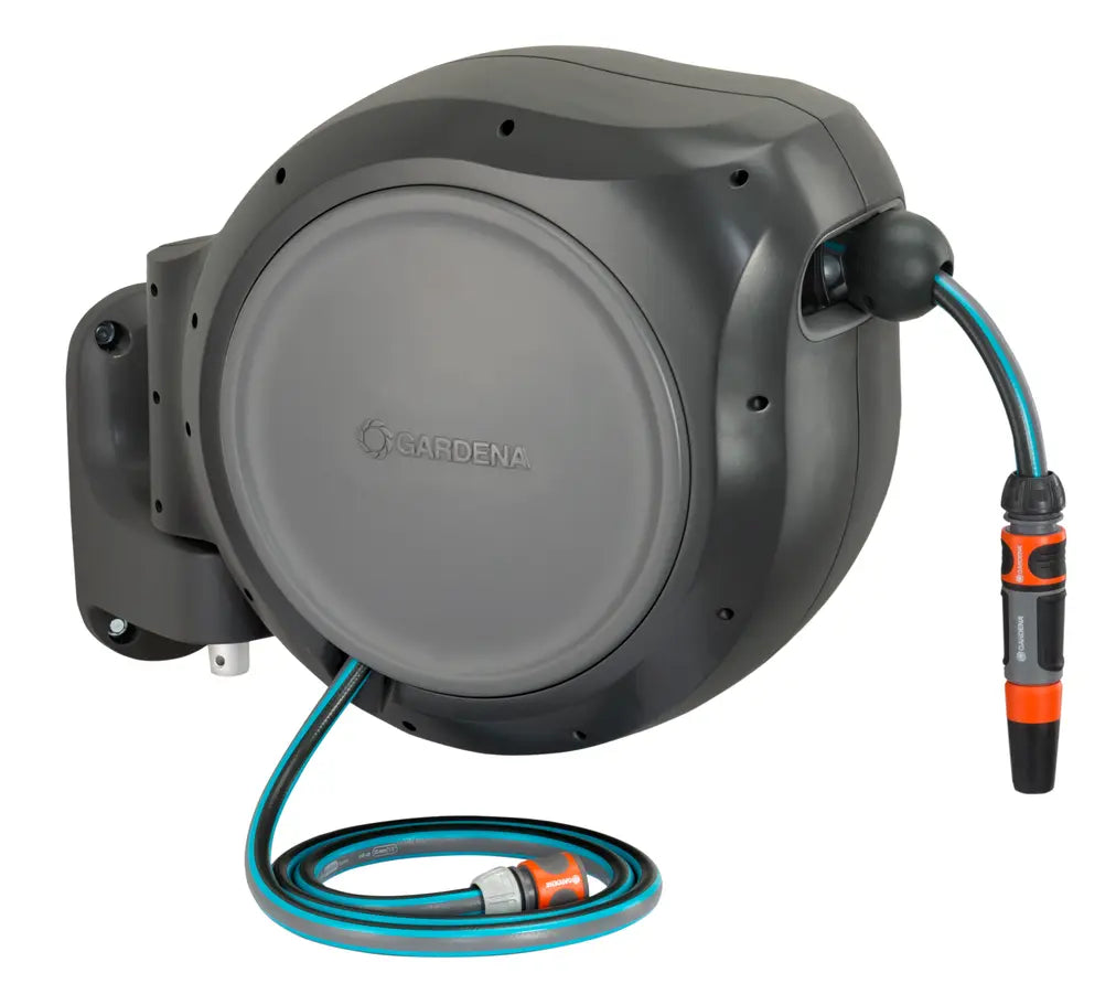 GARDENA Wall-Mounted Retractable Hose Reel automatic 30 m