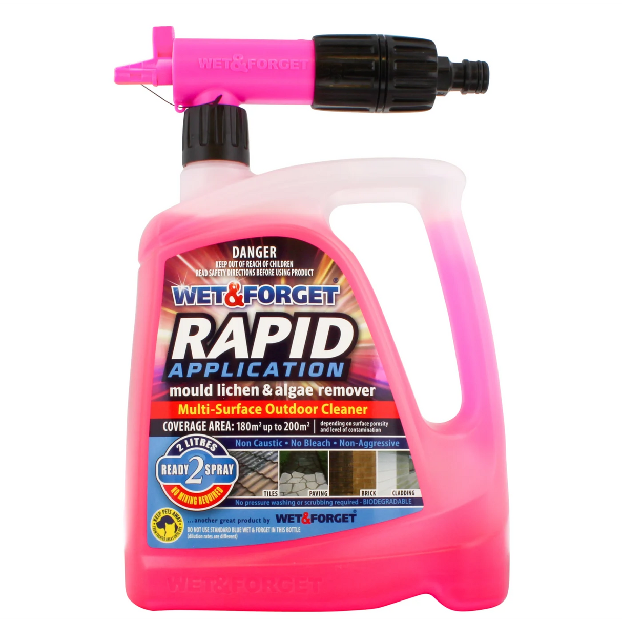 MULTIBUY Wet & Forget Rapid MultiBuy - Buy more and save more! 2L Concentrate