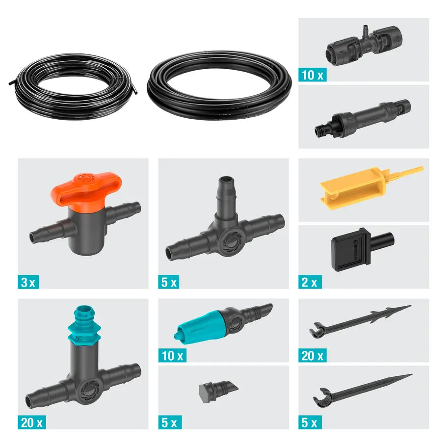 GARDENA Micro-Drip-Irrigation Terrace Starter Set (30 plants)