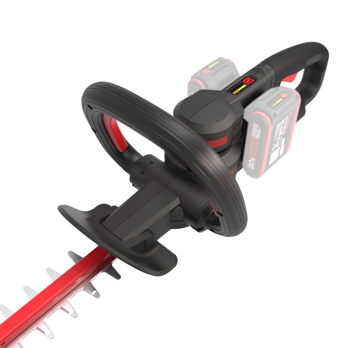 Kress Special Bundle! KG285 Kress 40V 61cm Brushless Hedge Trimmer - with 4 x 2.0Ah Batteries & 4A Dual Port Charge