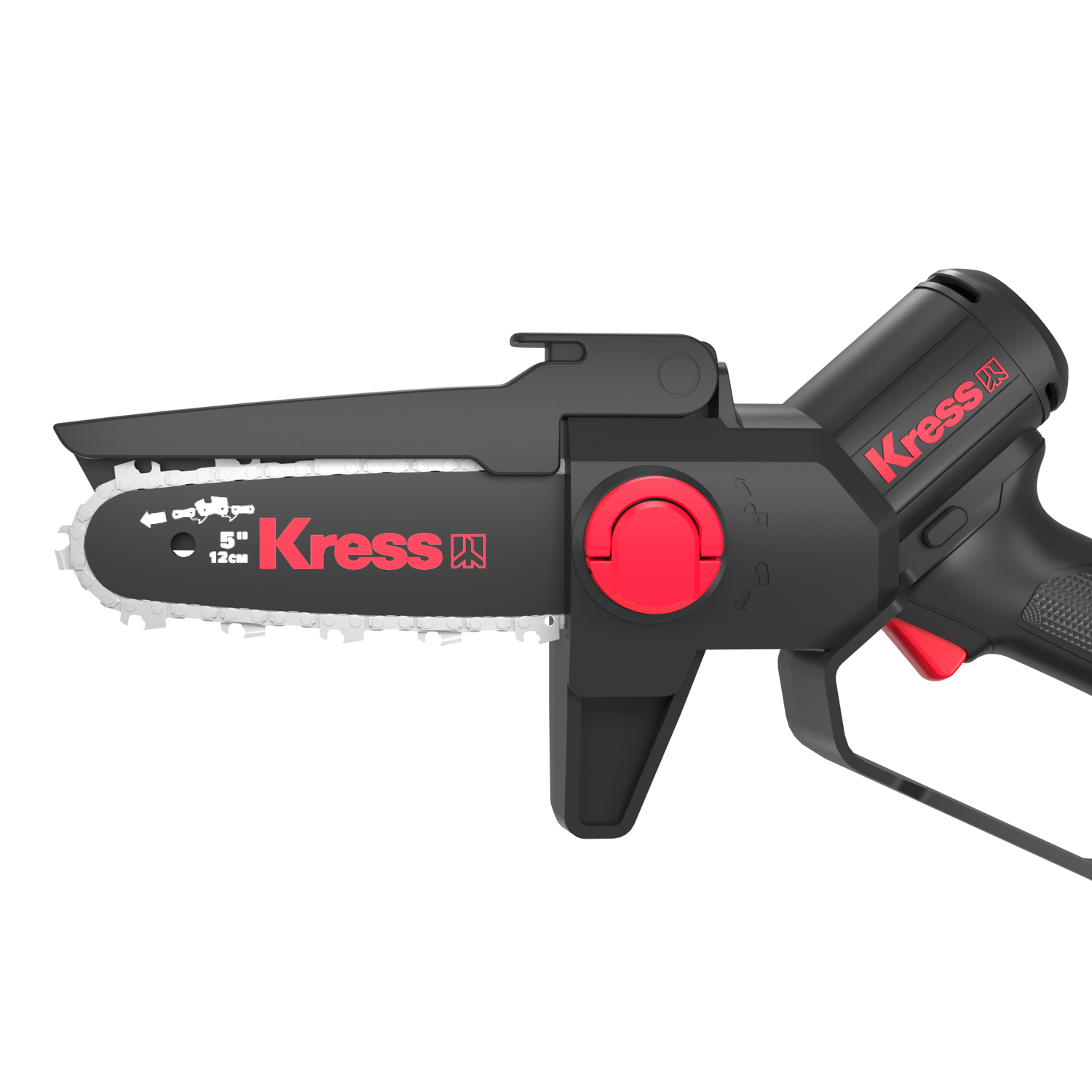 KG343E.9 Kress 20 V 12cm Brushless One-Hand Chainsaw - Tool Only