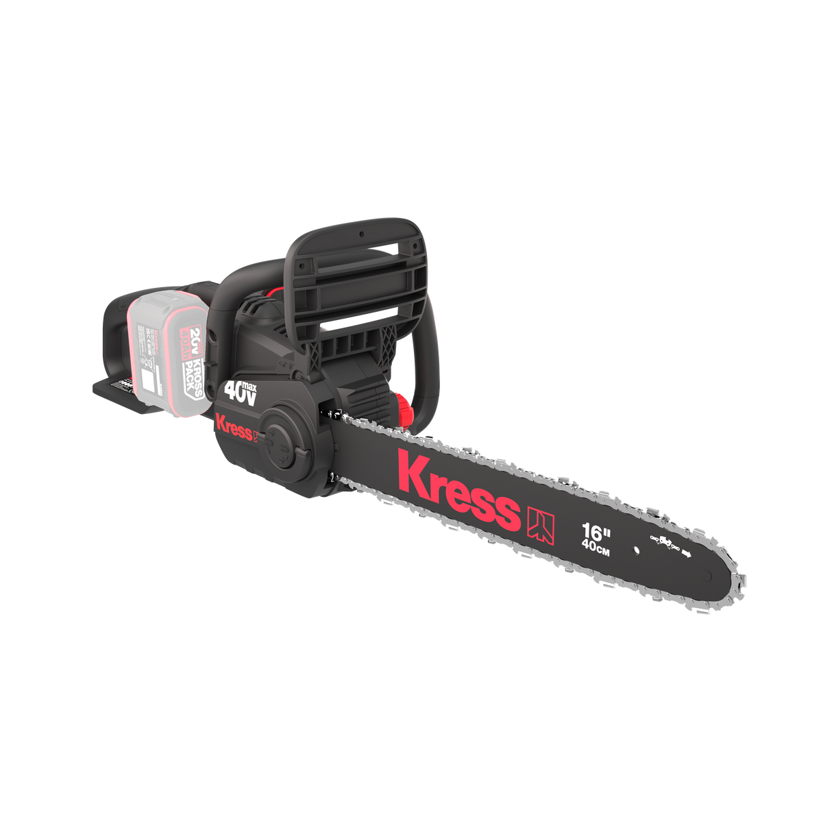 KG347E.9 Kress 40 V 40cm Brushless Chainsaw - Tool Only