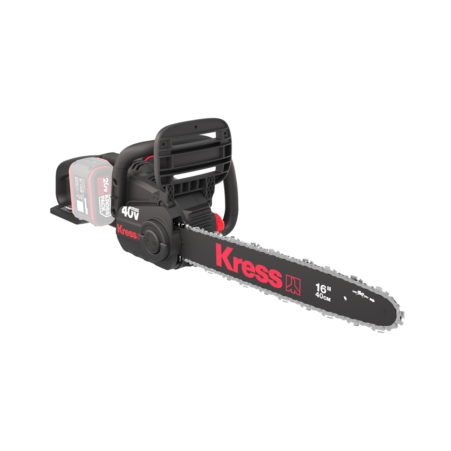 KG347E.9 Kress 40 V 40cm Brushless Chainsaw - Tool Only