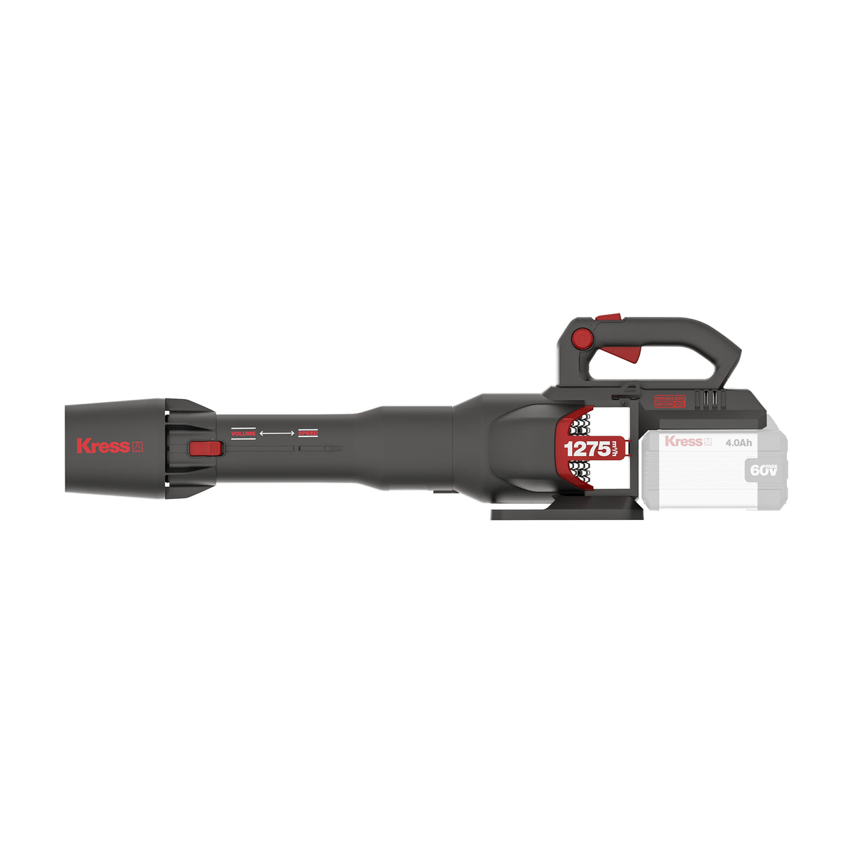Kress Special Bundle! KG560 Kress 60V Handheld Blower - with 2 x 4.0Ah Batteries & 1 x 5 A Charger