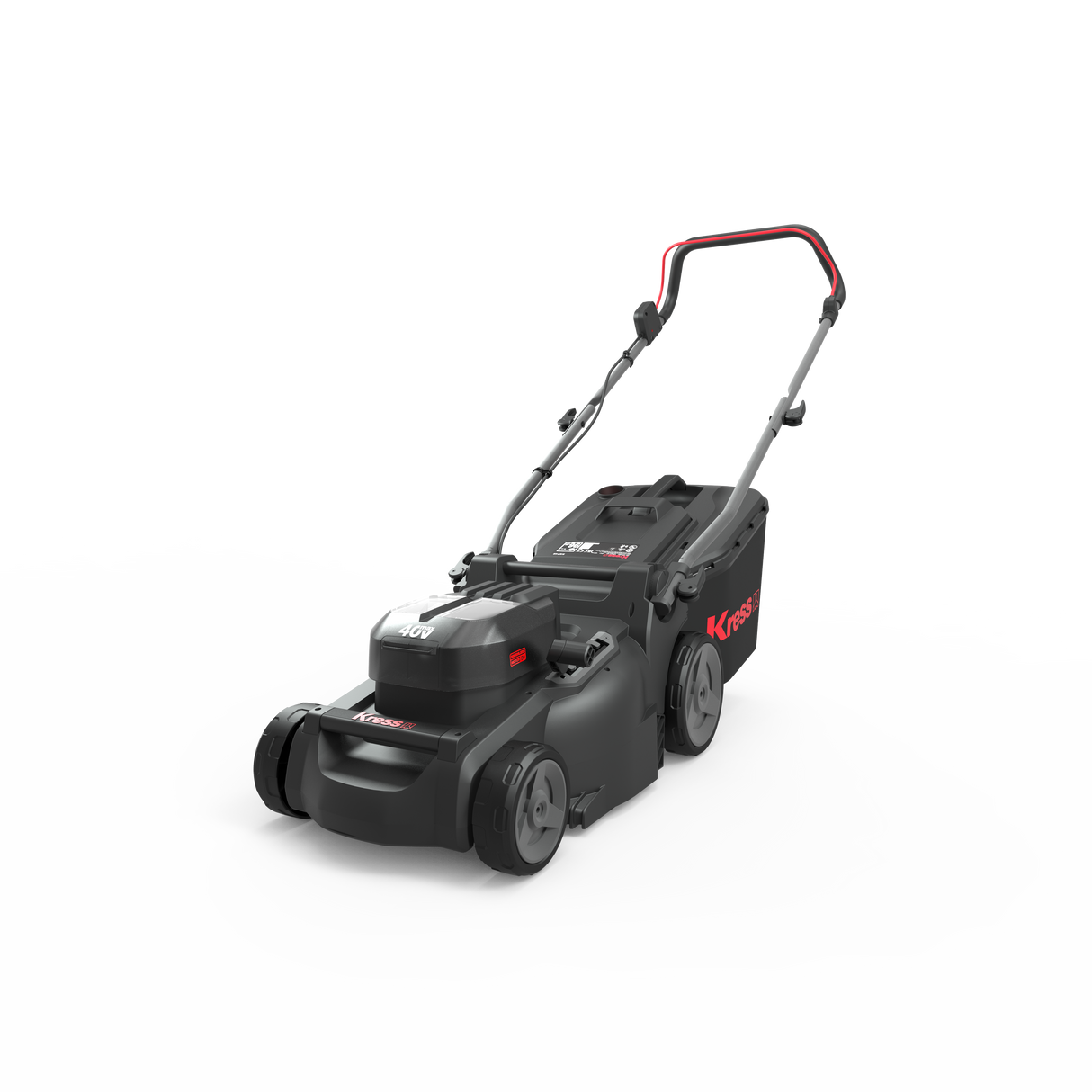 Kress Special Bundle! KG745 Kress 40V 37cm Cordless Brushless Push Lawn mower - with 4 x 4.0Ah Batteries & 1 x 4A Dual Port Charger