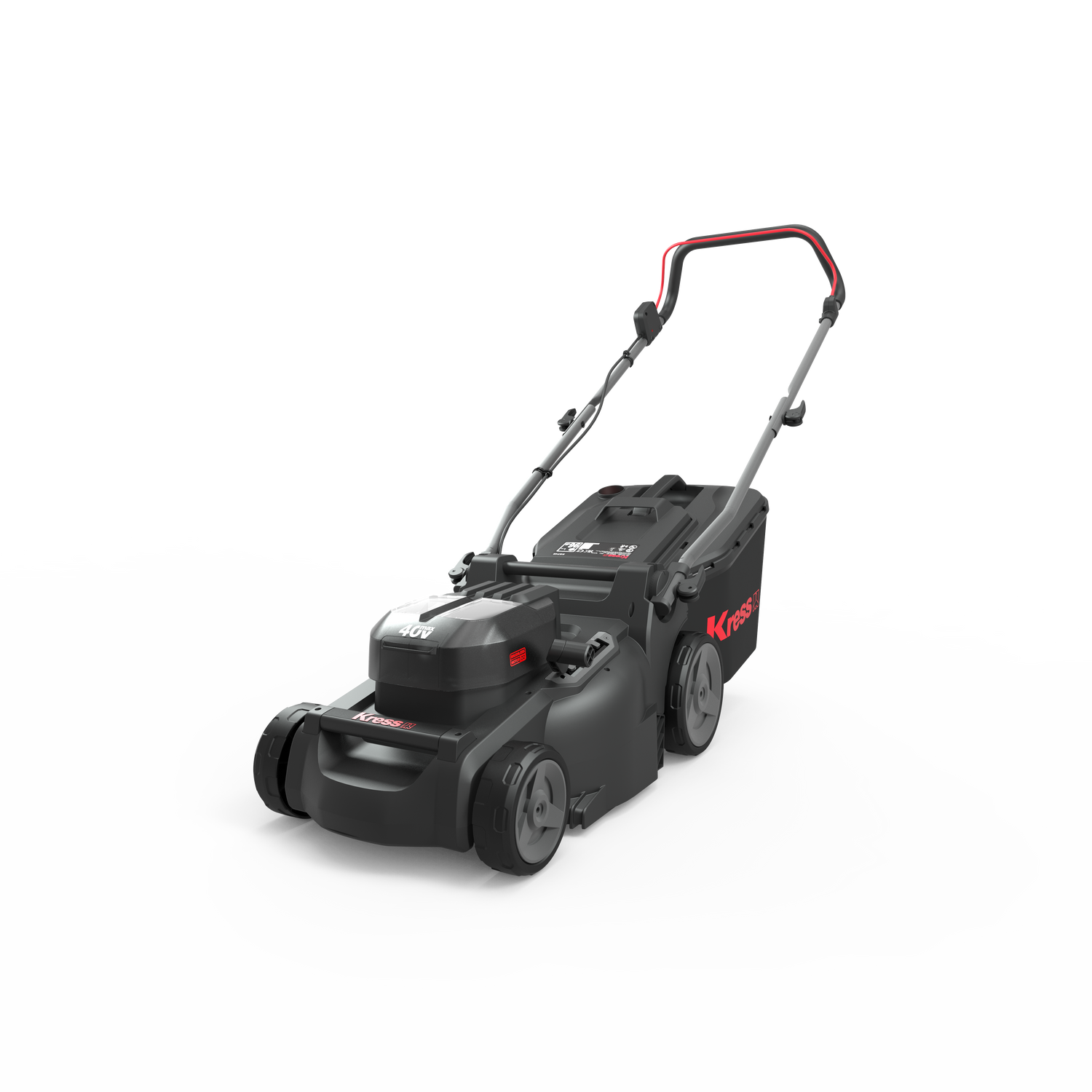 Kress Special Bundle! KG745 Kress 40V 37cm Cordless Brushless Push Lawn mower - with 4 x 4.0Ah Batteries & 1 x 4A Dual Port Charger