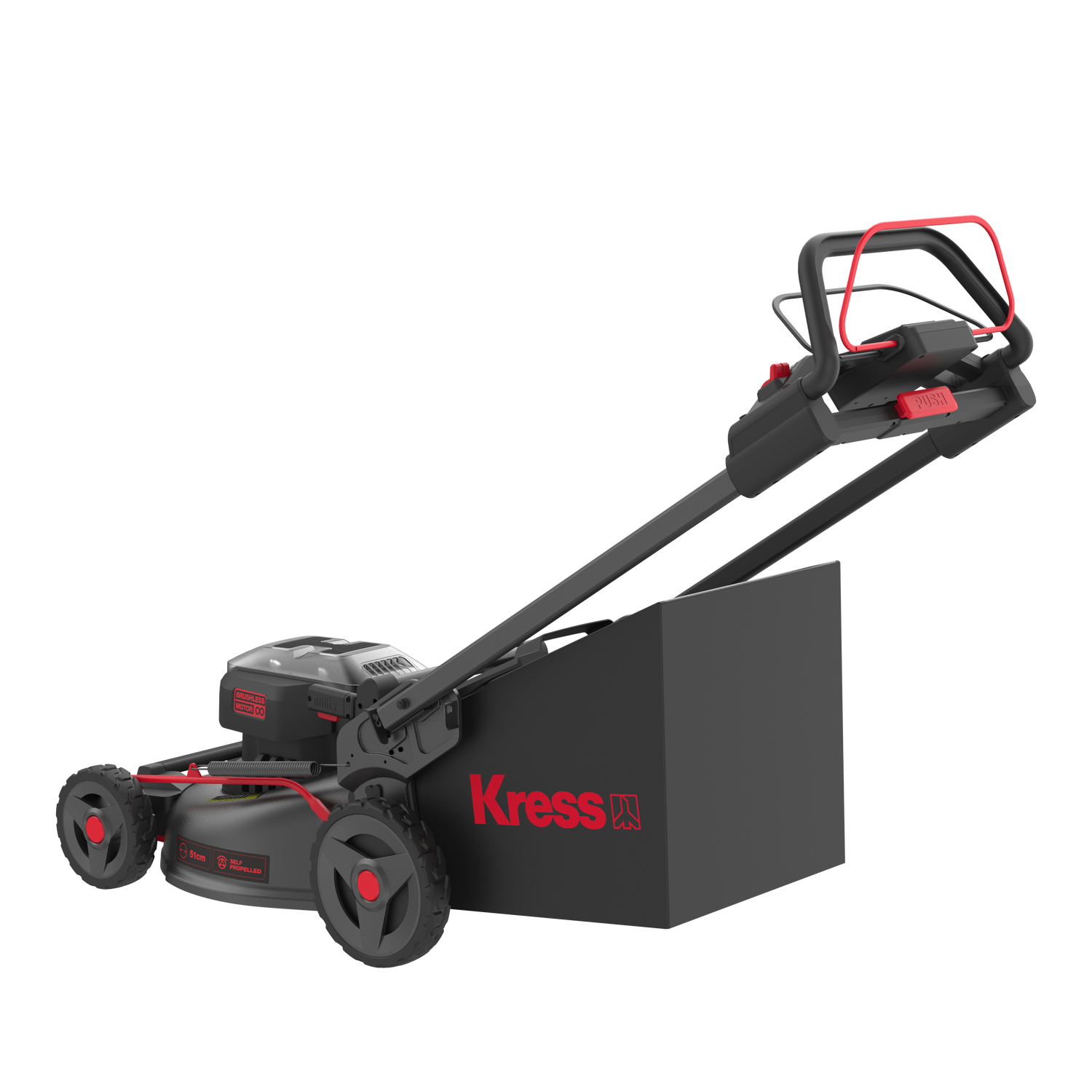 KG760E.9 Kress 60 V 51cm Brushless Self-Propelled Lawn Mower - Machine Only