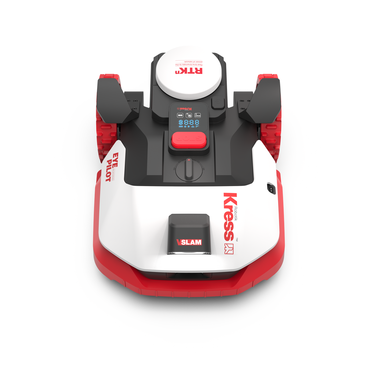 Kress KR250E EyePilot RTKⁿ AI Robotic Lawn Mower with Mono VSLAM Camera - 500m²