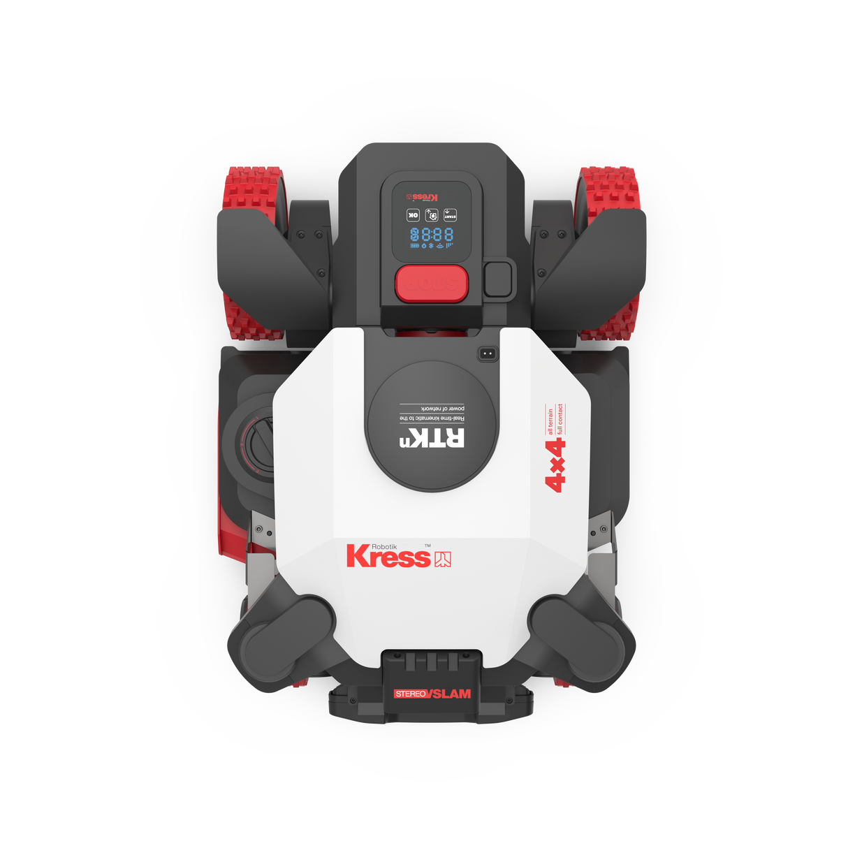 Kress KR285E 4x4 EyePilot RTKⁿ AI Robotic Lawn Mower with Stereo VSLAM Camera + Zerotrim - 5000m²
