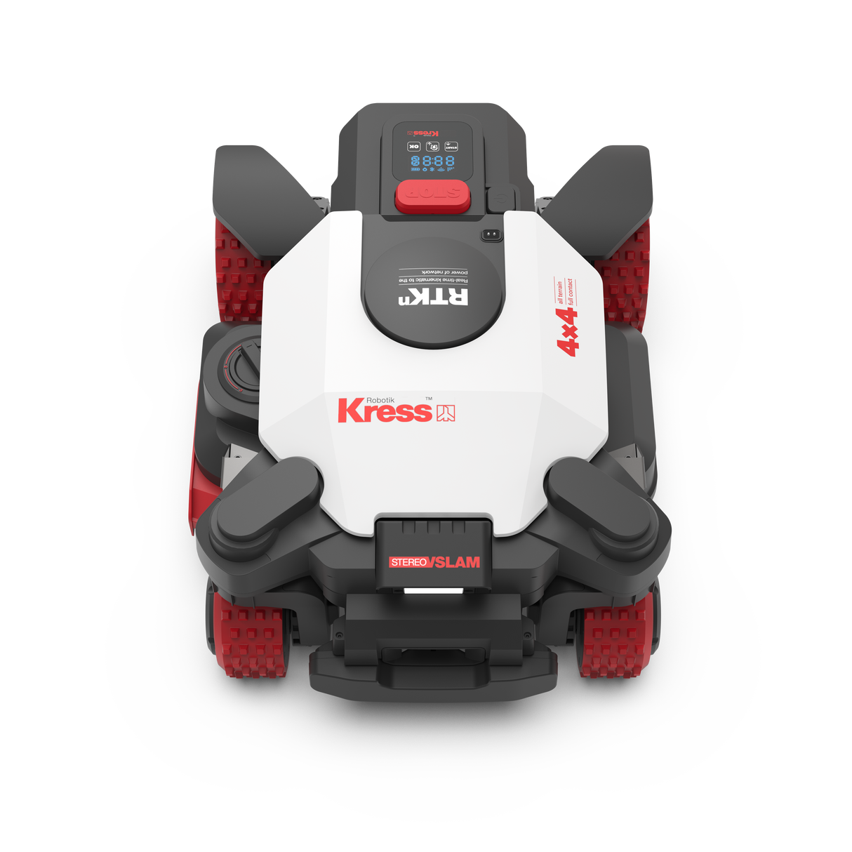 Kress KR281E 4x4 EyePilot RTKⁿ AI Robotic Lawn Mower with Stereo VSLAM Camera + Zerotrim - 1500m²