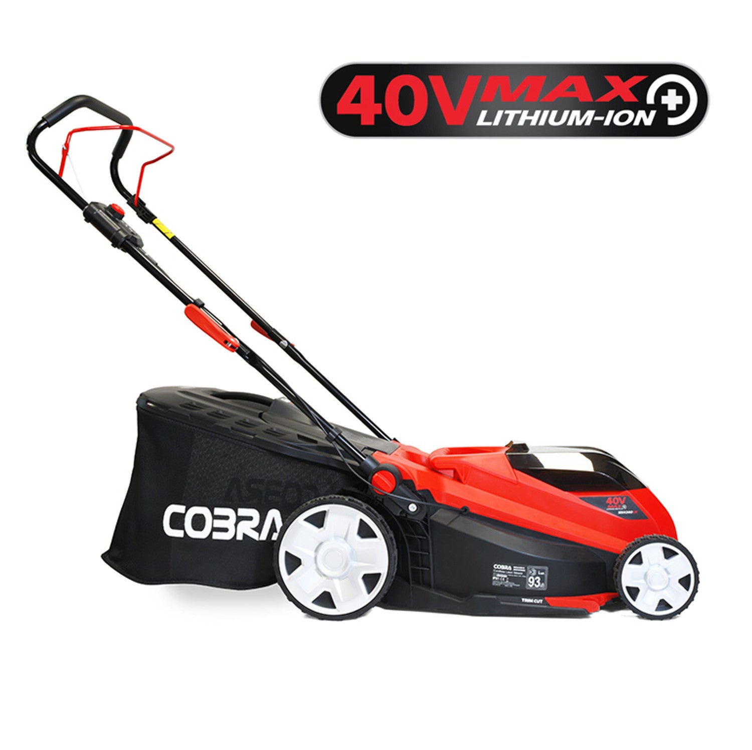 Cobra MX4340VX Lithium-Ion Cordless 40V Lawnmower 17"