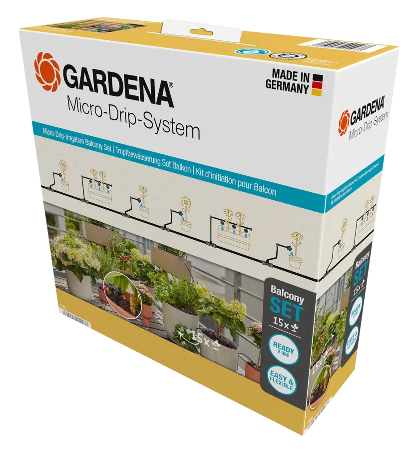 GARDENA Micro-Drip-Irrigation Balcony Starter Set