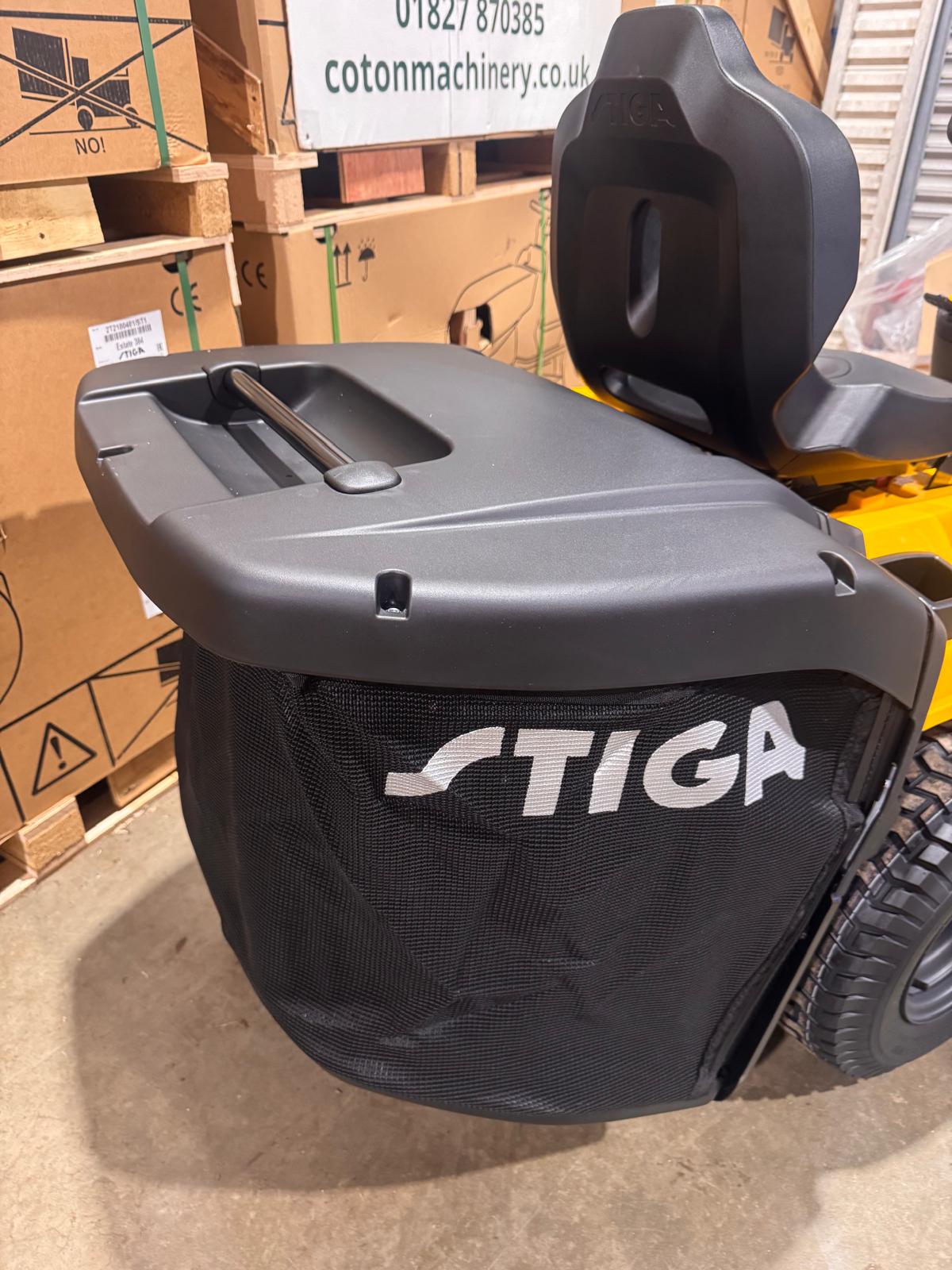 Stiga Estate 384M Ride-On Lawnmower with Collector 34"