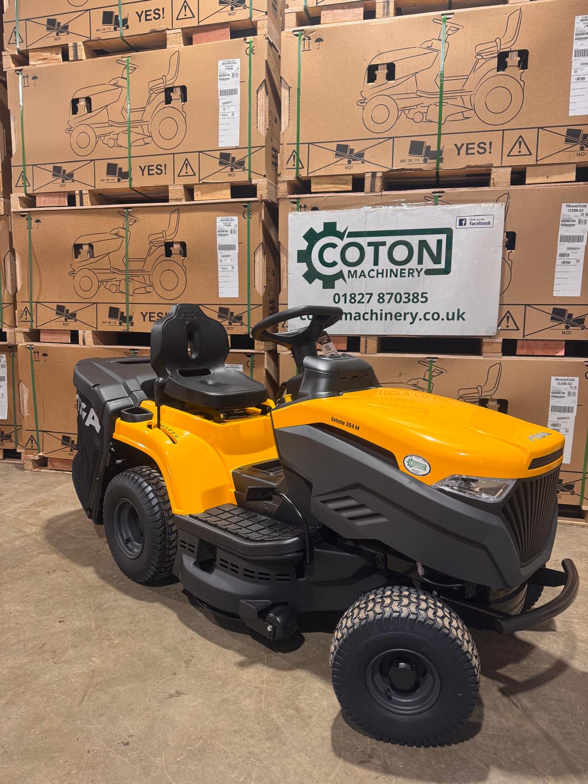 Stiga Estate 384M Ride-On Lawnmower with Collector 34"