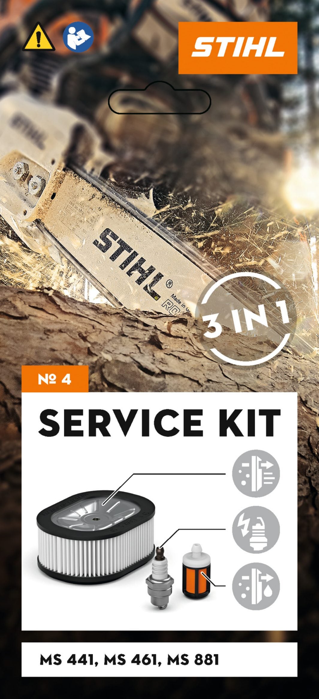 STIHL Service Kit 4: For MS441, MS461 and MS881 chainsaws