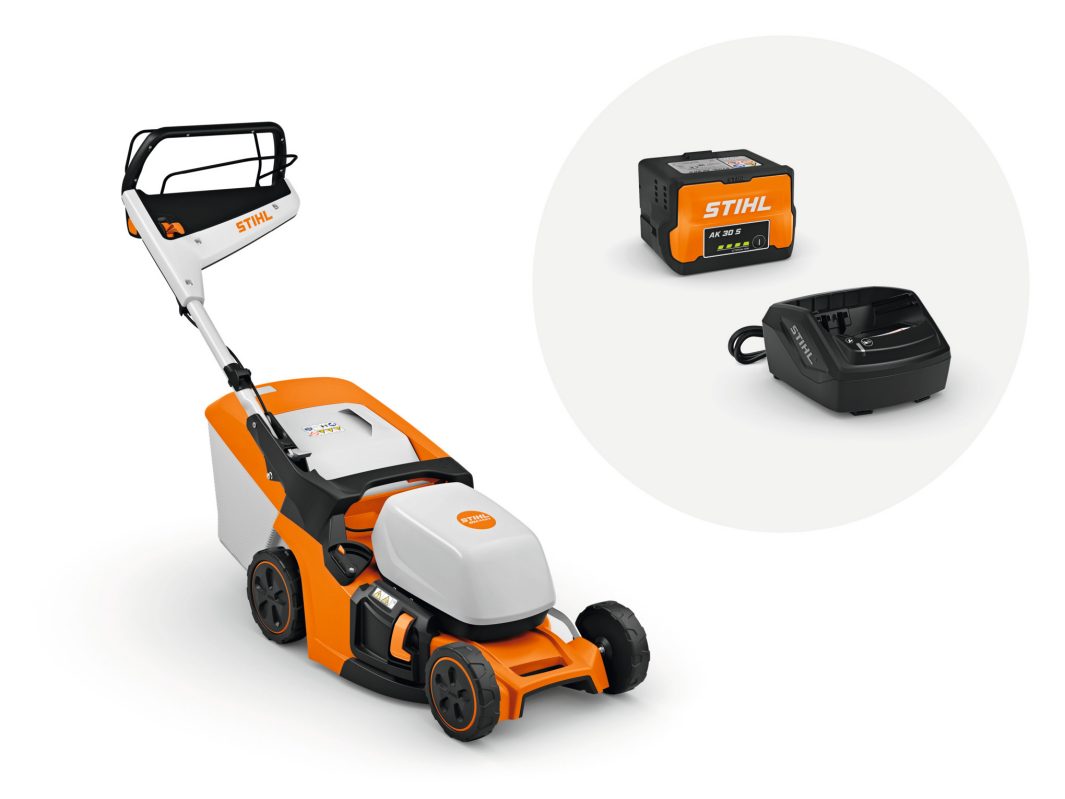 STIHL RMA443V Cordless Lawnmower - AK System (with AK30S Battery & Charger)