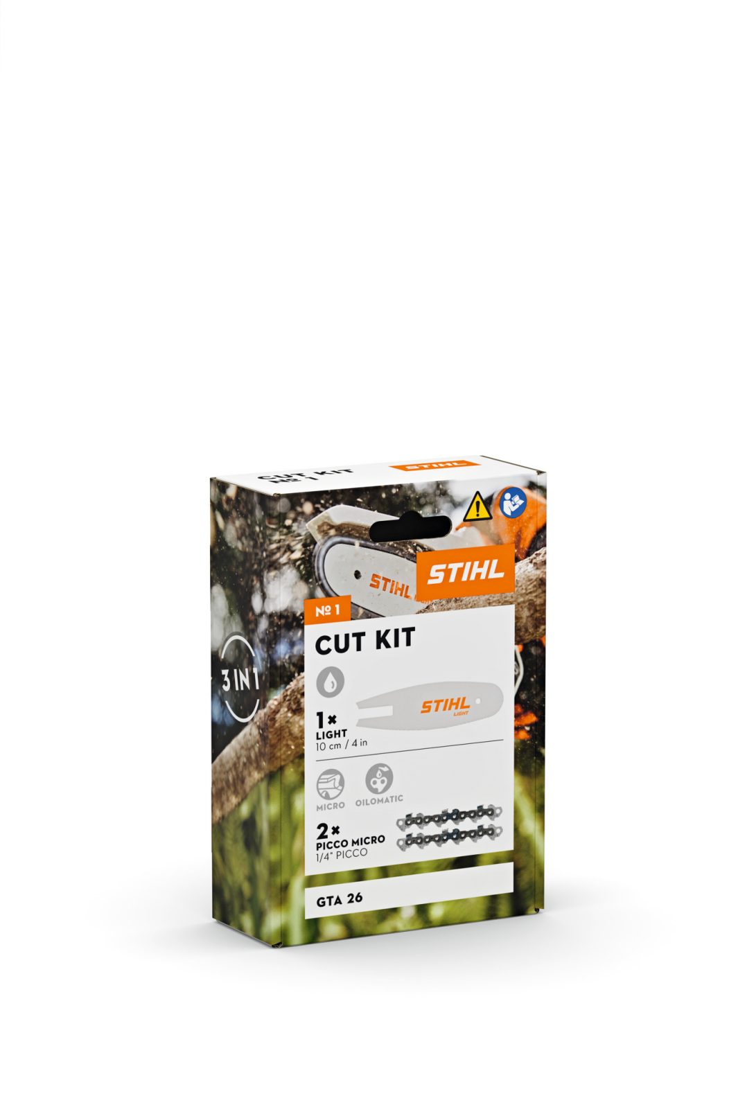 STIHL Cut Kit 1 - For GTA26 (10cm/4", 1⁄4" P, 1.1, PM3)