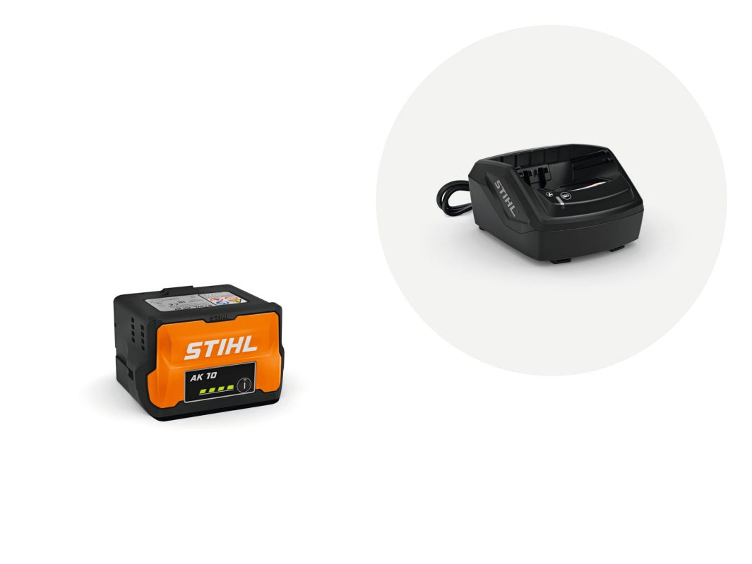 STIHL AK10 Battery and AL101 Charger Battery Starter Set