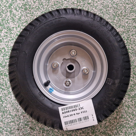 Countax / Westwood 16x6.50-8  Ride On Mower Front Wheel & Tyre