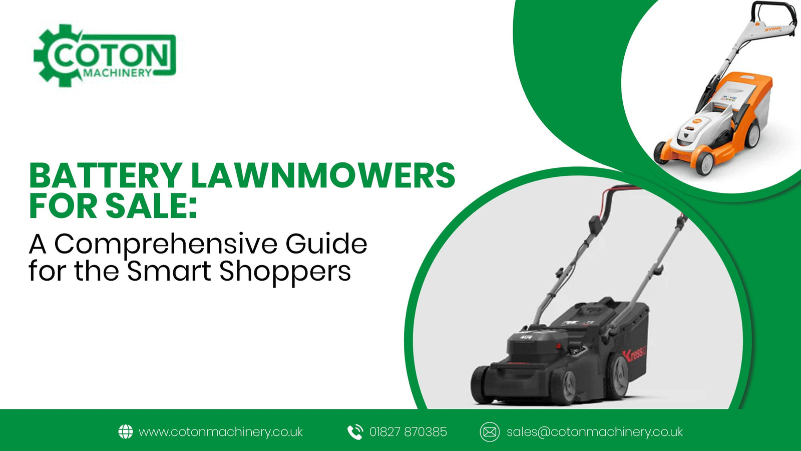 Battery Lawnmowers for Sale