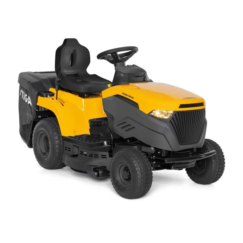 NEW UPDATED MODEL Stiga Estate 384M Ride-On Lawnmower with Collector 34"