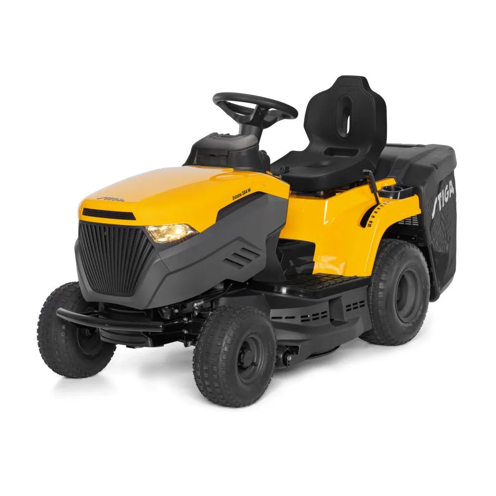 NEW UPDATED MODEL Stiga Estate 384M Ride-On Lawnmower with Collector 34"