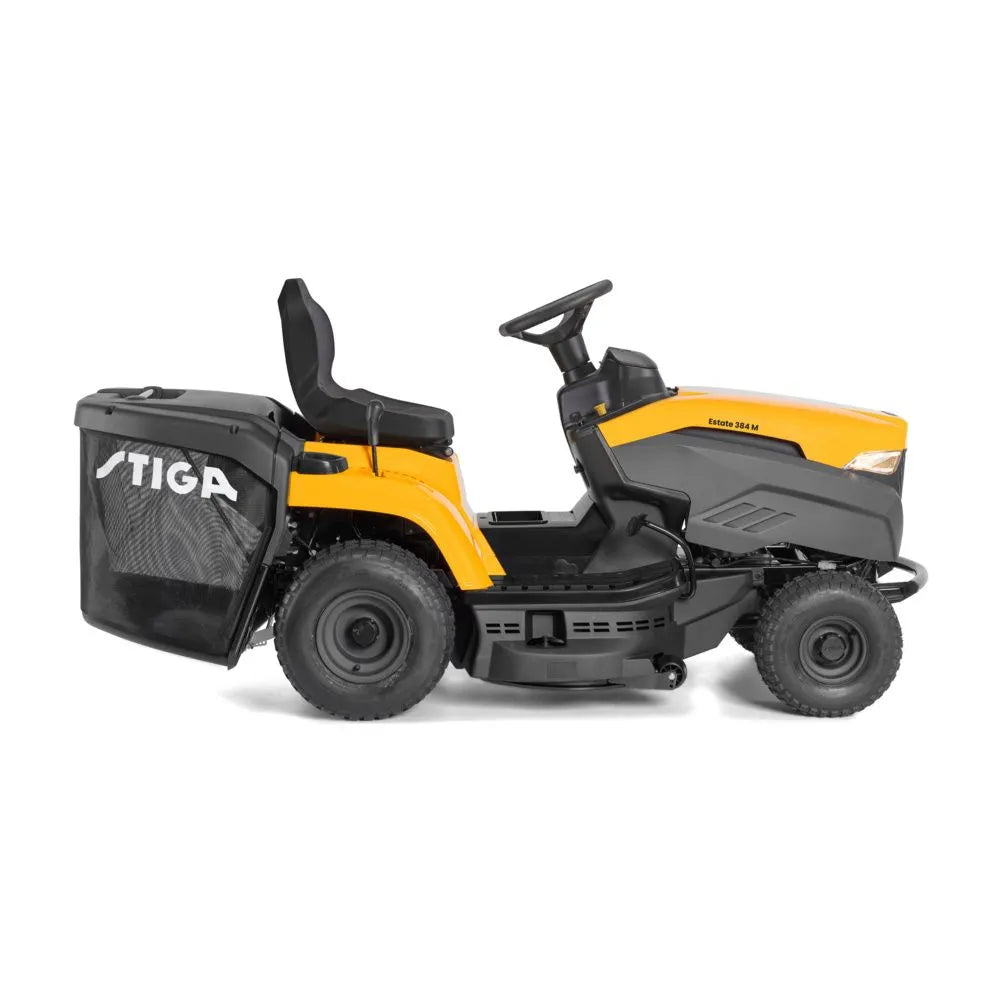 NEW UPDATED MODEL Stiga Estate 384M Ride-On Lawnmower with Collector 34"