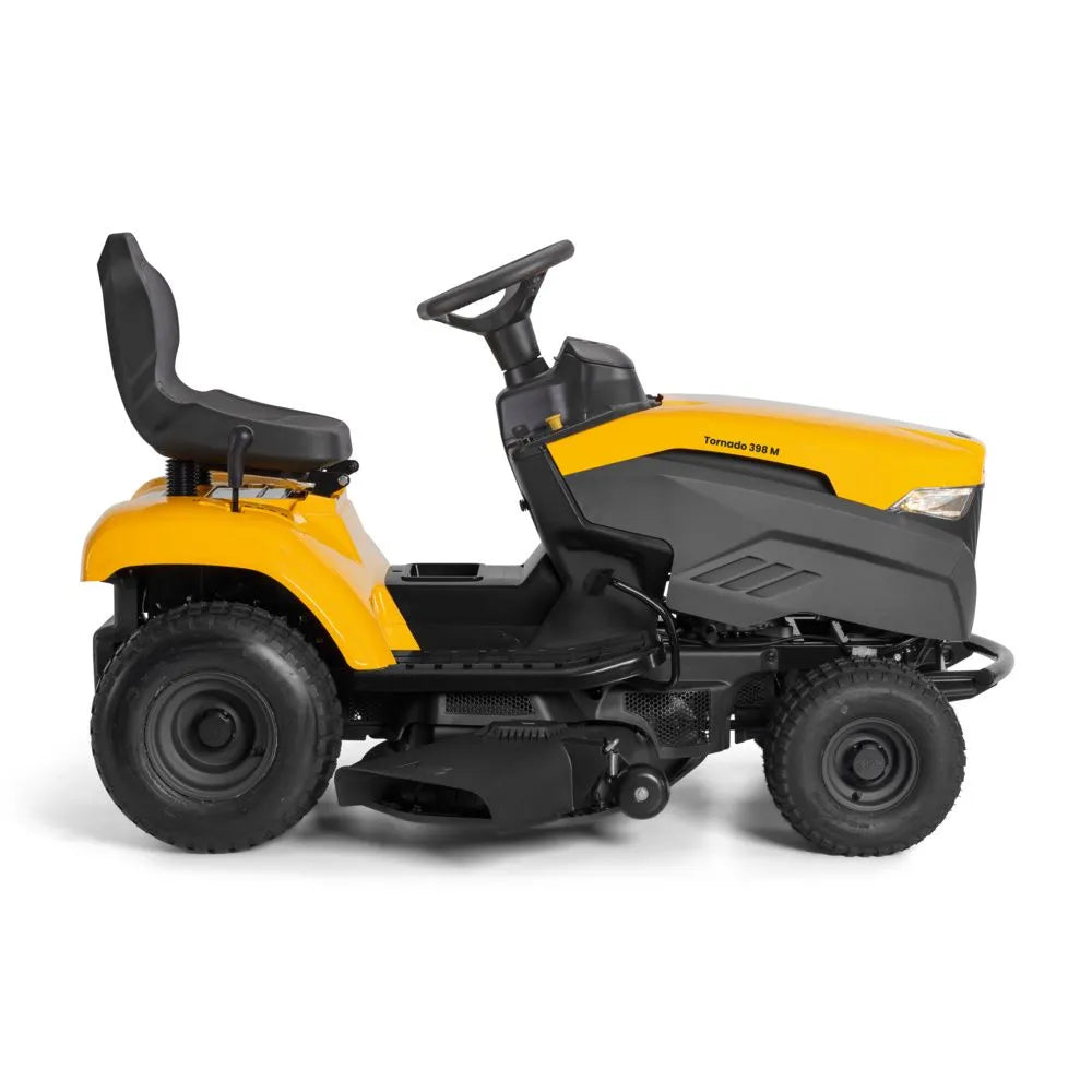 NEW UPDATED MODEL Stiga Tornado 398M Side-Discharge Ride-On Lawnmower 39"