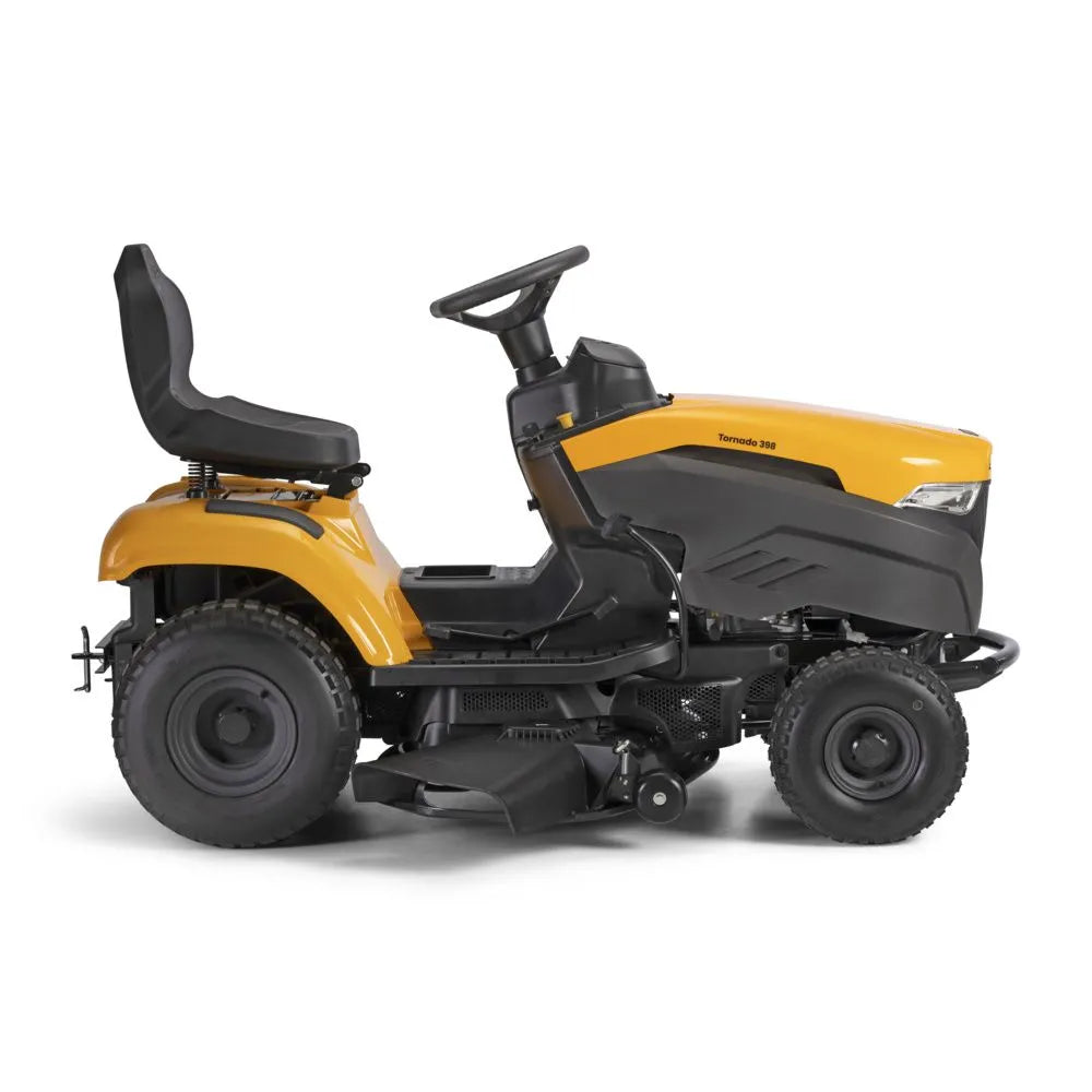 NEW UPDATED MODEL Stiga Tornado 398 Side-Discharge Ride-On Lawnmower 39"