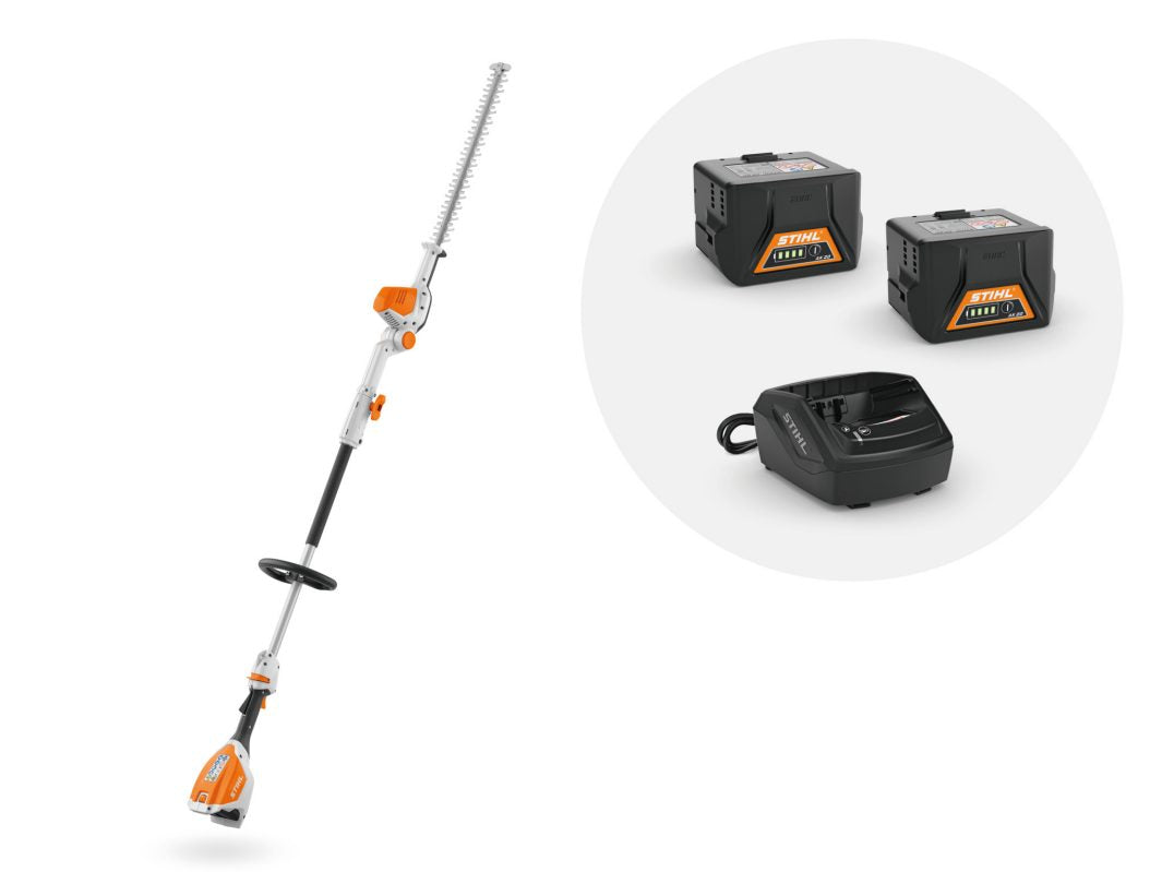 STIHL HLA56 Long-Reach Batter Hedgetrimmer - AK System (with 2 x AK20 & Charger)