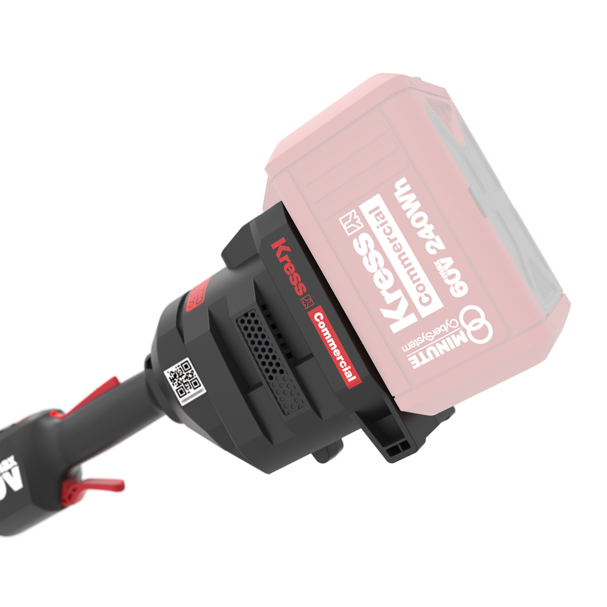 Kress Commercial Special Bundle! KC100.9 Kress 60V 42cm Grass Trimmer - with 1x 4.Ah CyberPack Nano Battery and 1x 5A Charger