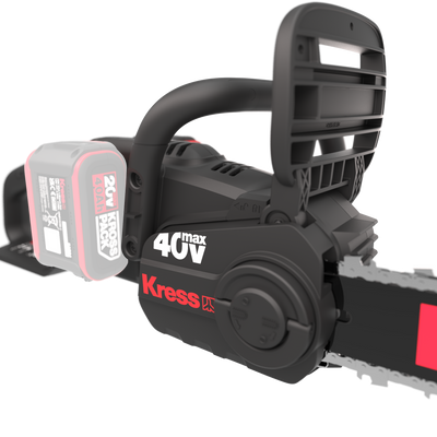 Kress Special Bundle! KG346 Kress 40V 35 cm brushless chainsaw - with 2x 4.Ah Batteries and 1x 4A Dual Port Charger