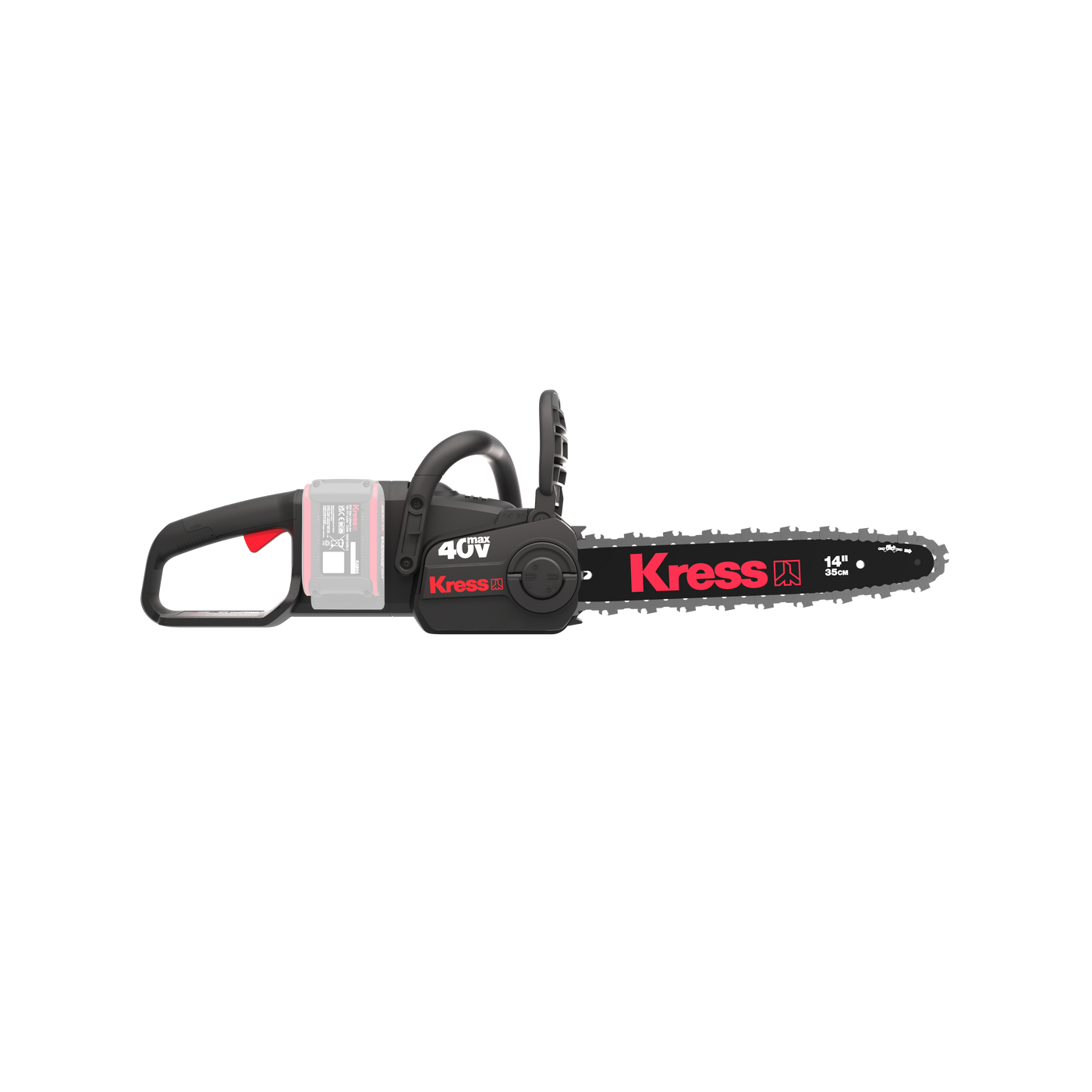 KG346.9 Kress 40 V 35cm Brushless Chainsaw — Tool Only