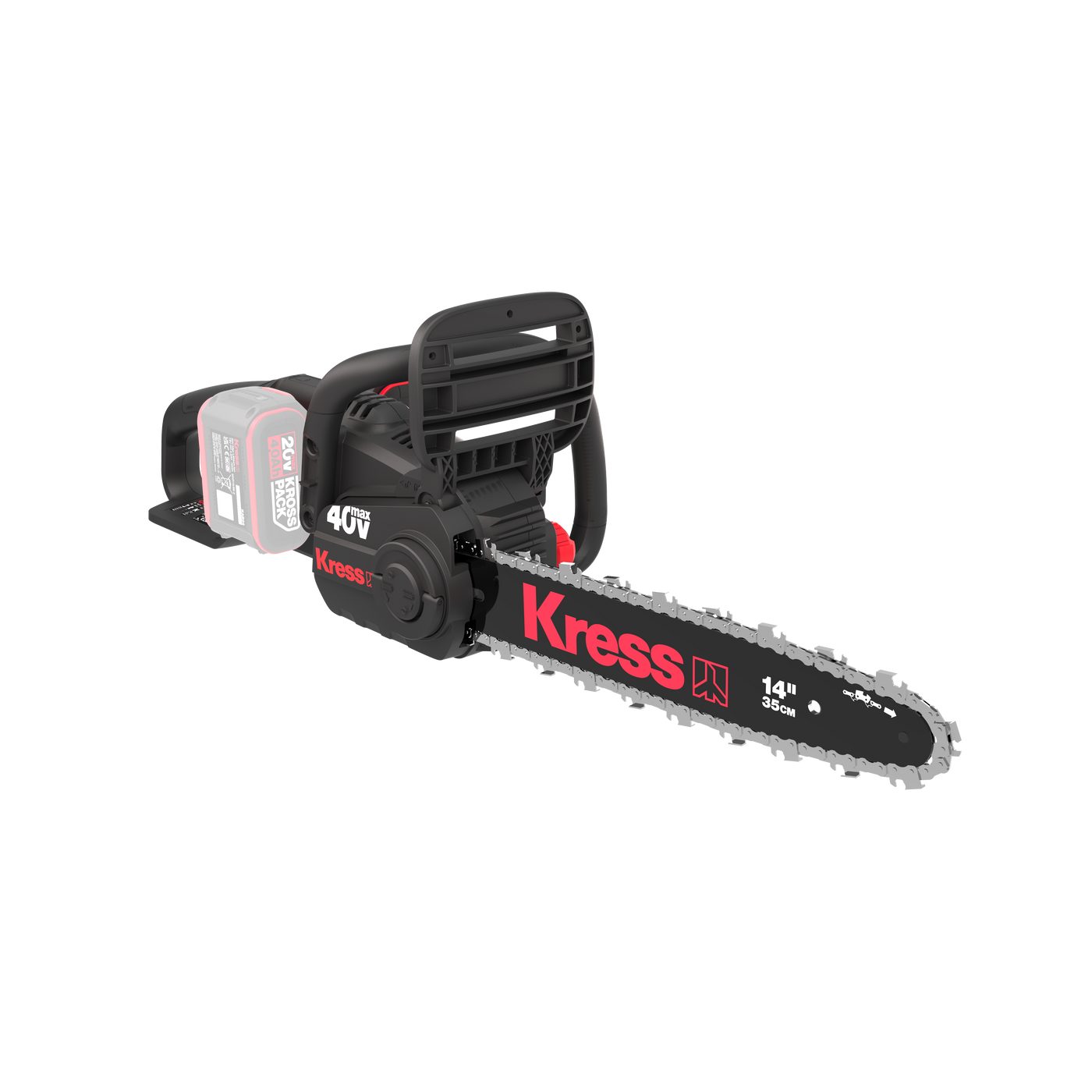 KG346.9 Kress 40 V 35cm Brushless Chainsaw — Tool Only