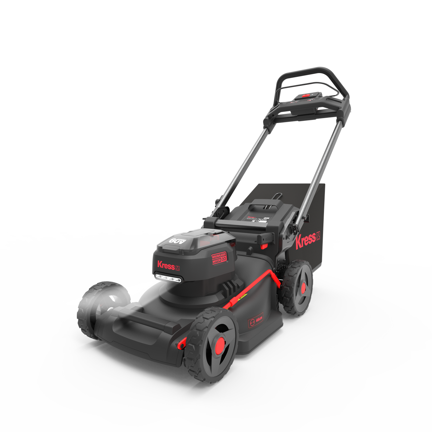 KG756E Kress 60 V 46cm Brushless Push Lawn Mower - Machine Only