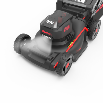 KG756E Kress 60 V 46cm Brushless Push Lawn Mower - Machine Only