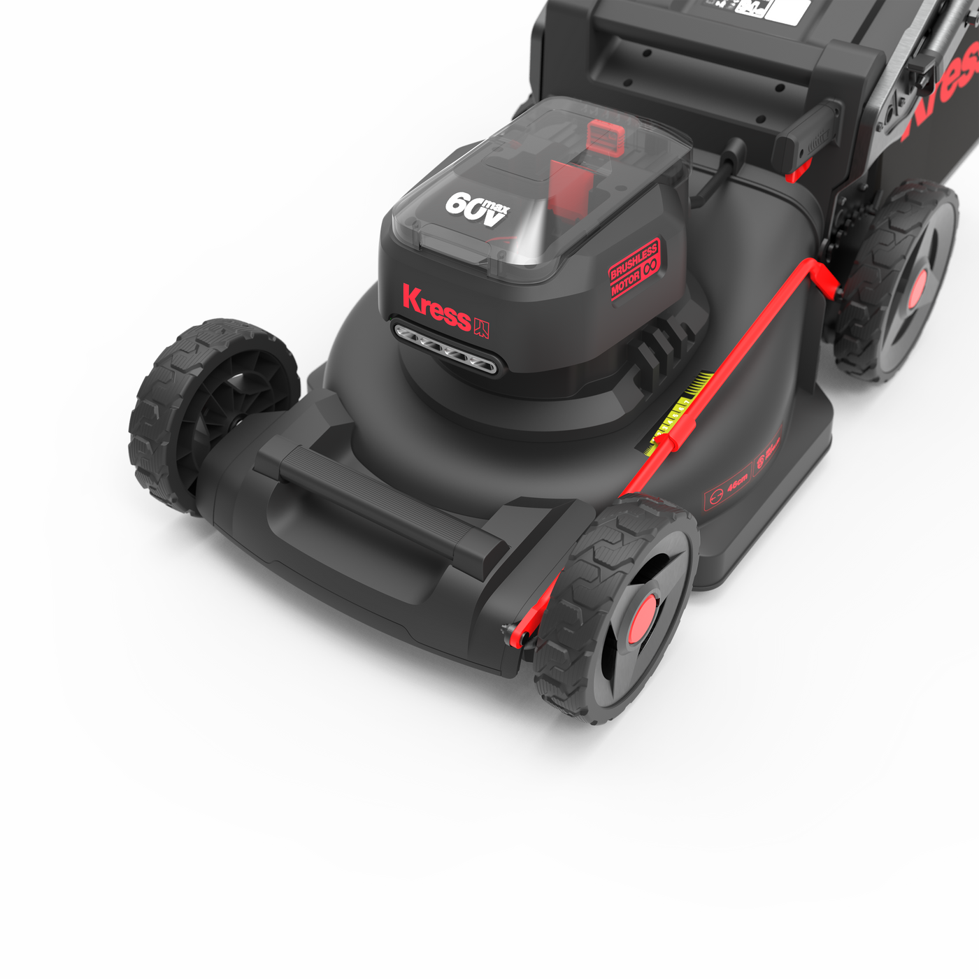 KG757E.9 Kress 60 V 46cm Brushless Self-Propelled Lawn Mower - Machine Only