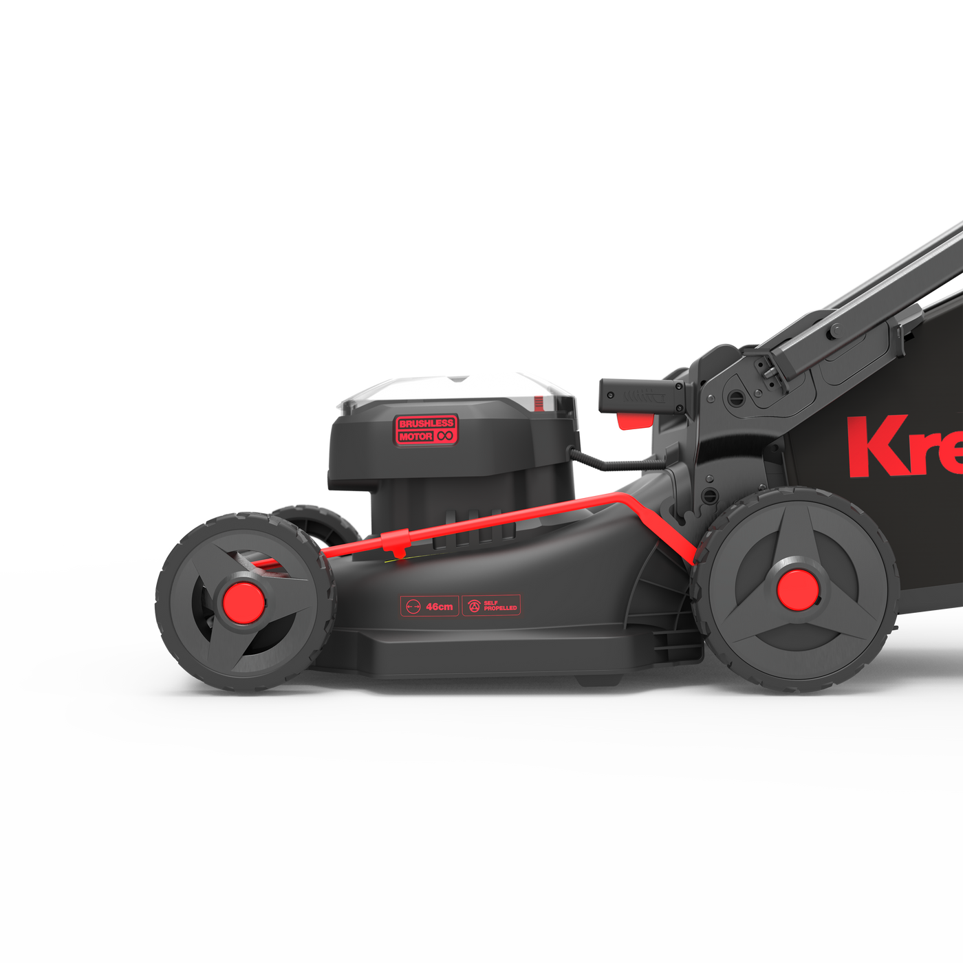 KG757E.9 Kress 60 V 46cm Brushless Self-Propelled Lawn Mower - Machine Only