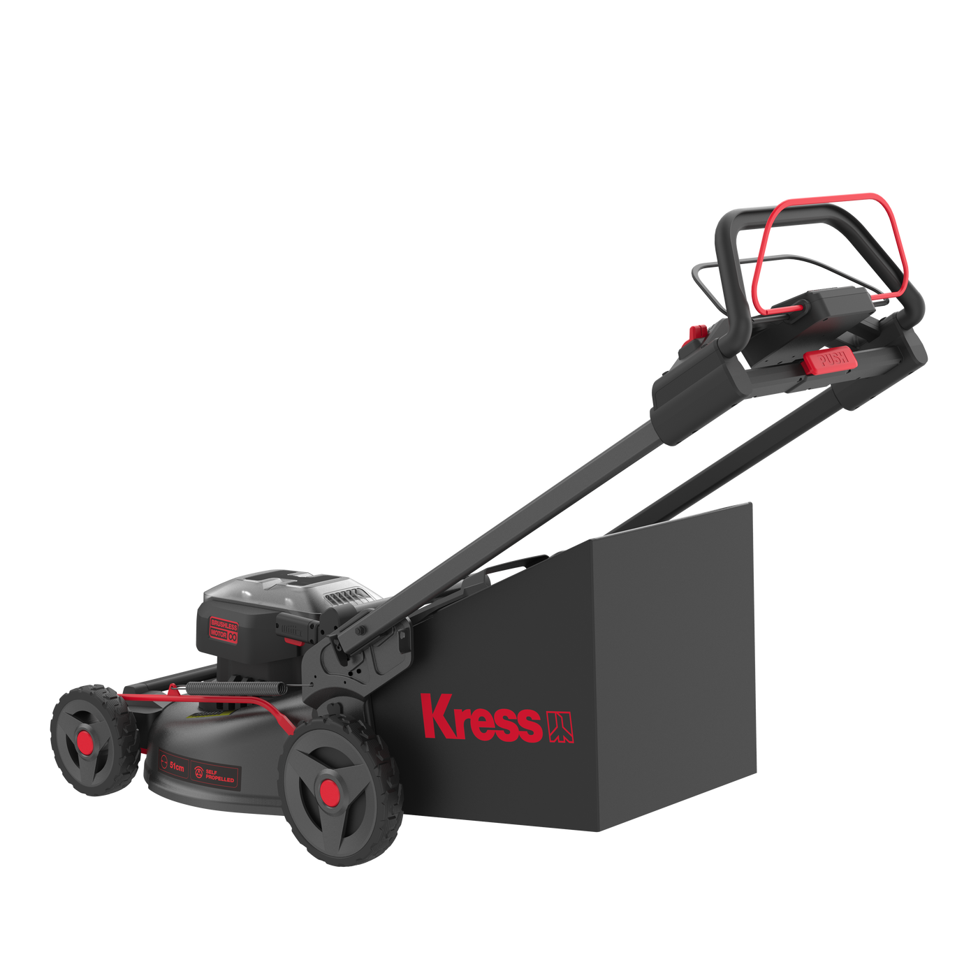 KG760E.9 Kress 60 V 51cm Brushless Self-Propelled Lawn Mower - Machine Only