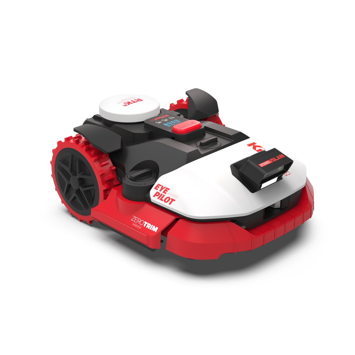 Kress KR261E EyePilot RTKⁿ AI Robotic Lawn Mower with Stereo VSLAM Camera + ZeroTrim - 1000m²