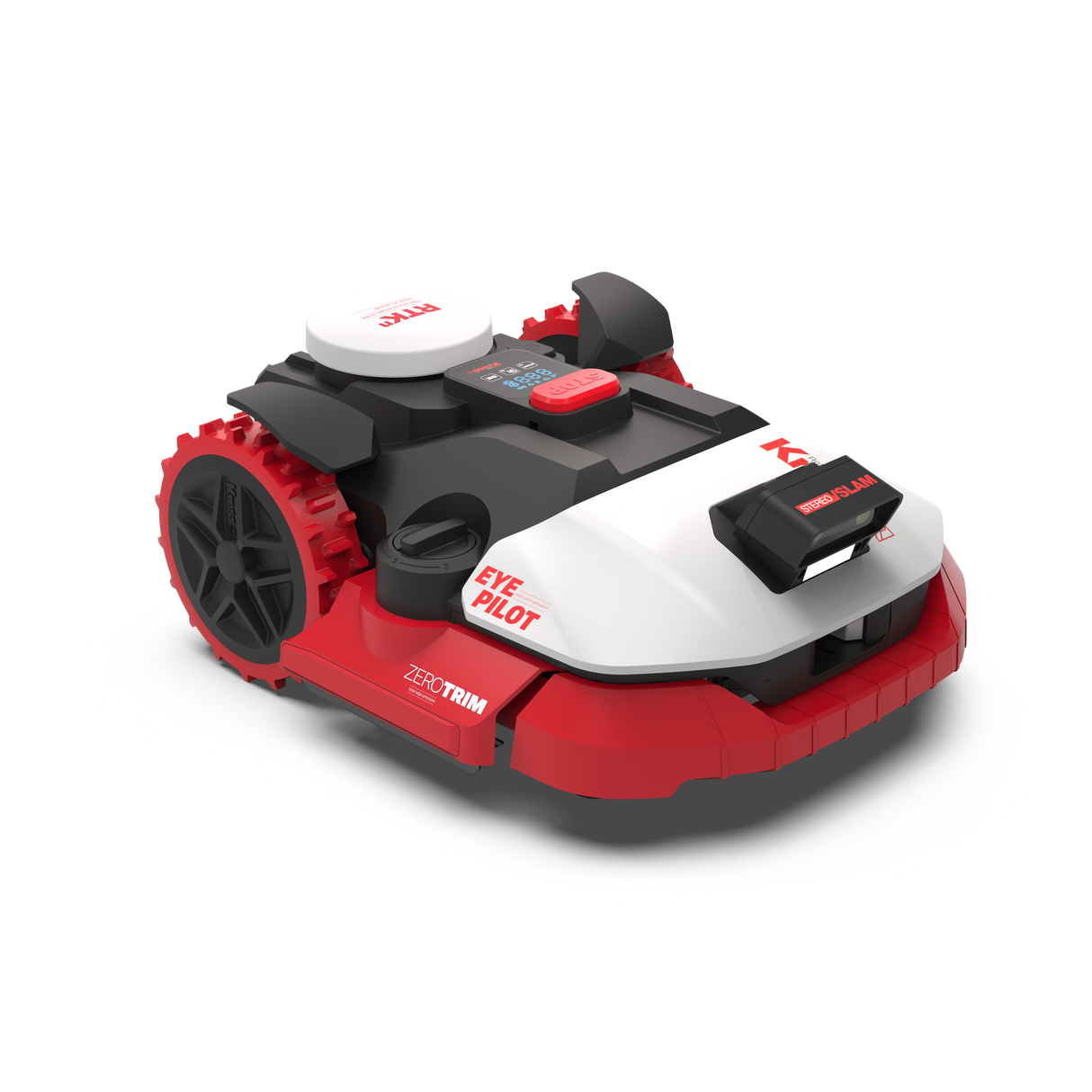 Kress KR274E EyePilot RTKⁿ AI Robotic Lawn Mower with Stereo VSLAM Camera + ZeroTrim - 5000m²