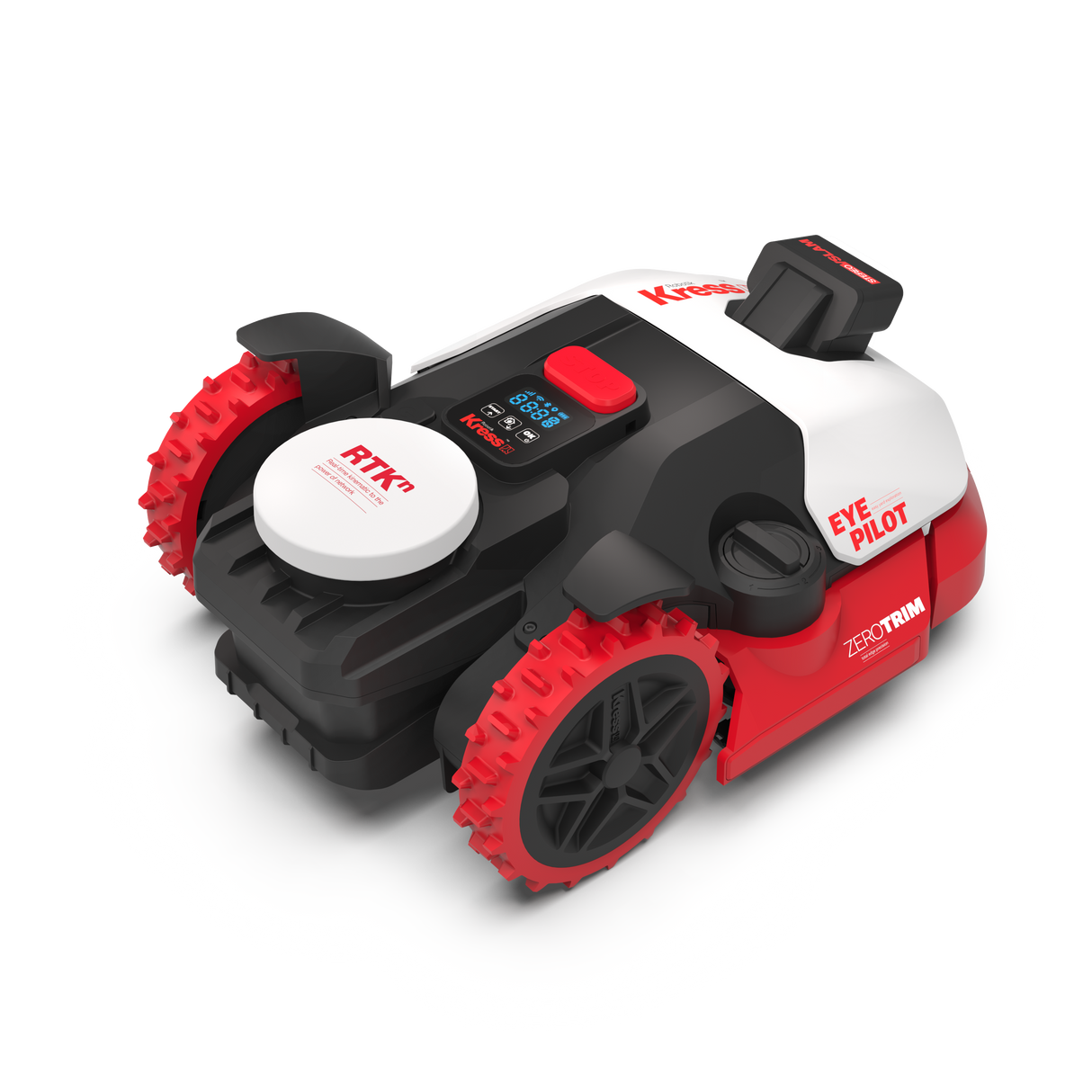 Kress KR271E EyePilot RTKⁿ AI Robotic Lawn Mower with Stereo VSLAM Camera + ZeroTrim - 1500m²