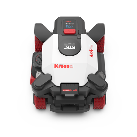 Kress KR285E 4x4 EyePilot RTKⁿ AI Robotic Lawn Mower with Stereo VSLAM Camera + Zerotrim - 5000m²