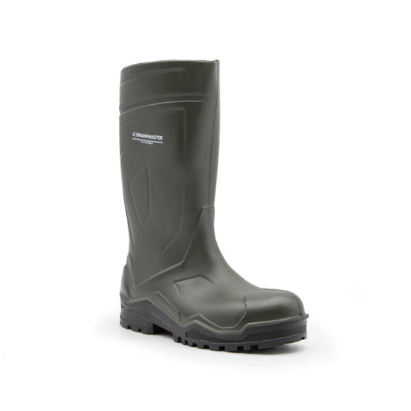 Swampmaster Pro Defender+ S5 Safety Wellingtons Green