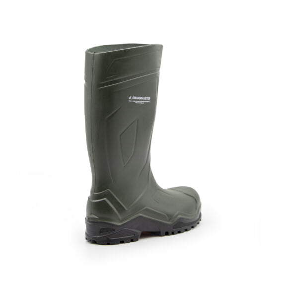 Swampmaster Pro Defender+ S5 Safety Wellingtons Green