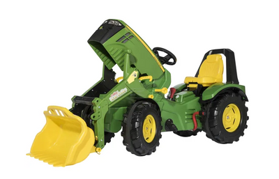 John Deere Pedal Tractor & Front Loader with Brake and Gears