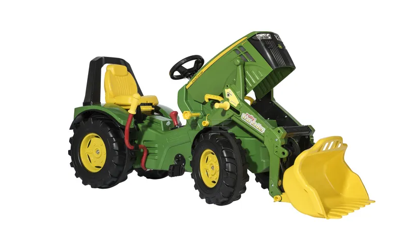 John Deere Pedal Tractor & Front Loader with Brake and Gears