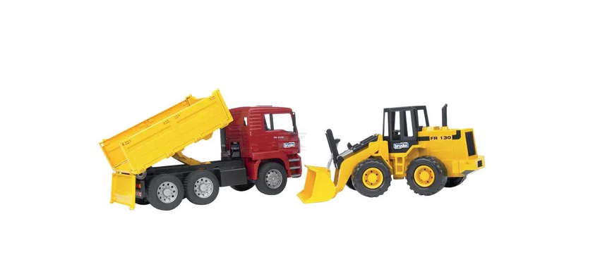 MAN Tippingtruck with Wheeled Loader