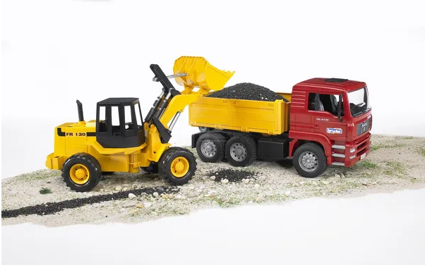 MAN Tippingtruck with Wheeled Loader